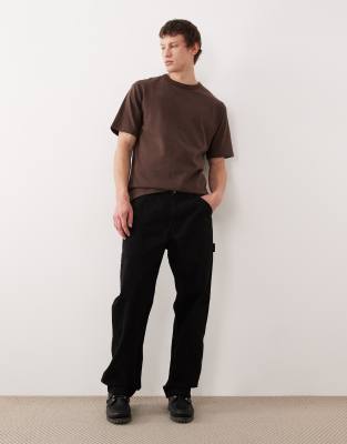 Polo Ralph Lauren Polo Ralph Lauren Dungaree carpenter relaxed fit canvas jeans in polo black