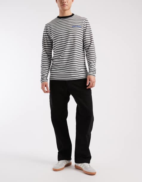 Polo Ralph Lauren Dungaree carpenter relaxed fit canvas jeans in polo black - view 1