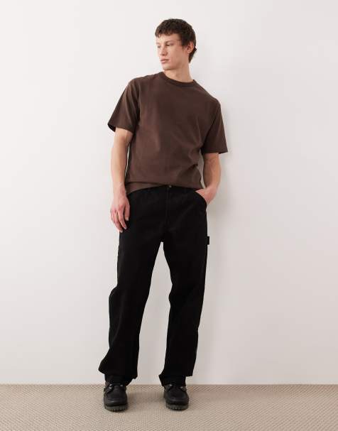 Polo Ralph Lauren Dungaree carpenter relaxed fit canvas jeans  in polo black