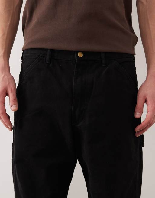 Polo Ralph Lauren - Dungaree - Sorte håndværker-jeans i kanvas med afslappet pasform, 5 af 5