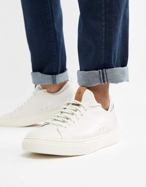 Polo ralph lauren hot sale dunovin leather sneaker