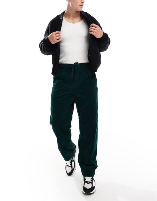 Polo Ralph Lauren Easy pleated straight cord pants in dark