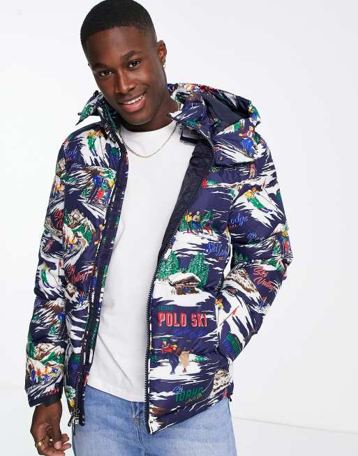 Polo ralph lauren hooded hotsell down coat