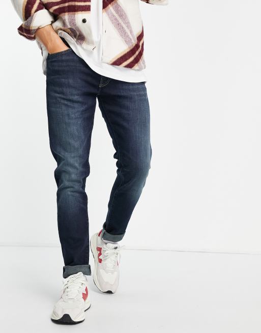 Polo Ralph Lauren – Eldridge – Ciemnoniebieskie jeansy o obcisłym kroju