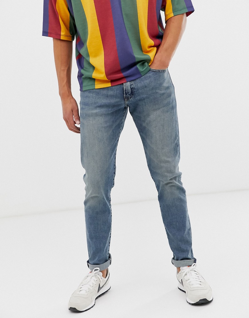 Polo Ralph Lauren - Eldridge - Skinny-fit jeans in lichte Dixon wassing-Blauw