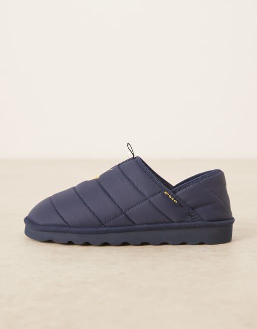Polo Ralph Lauren - Everett - Gewatteerde pantoffel in marineblauw, 3 van 4