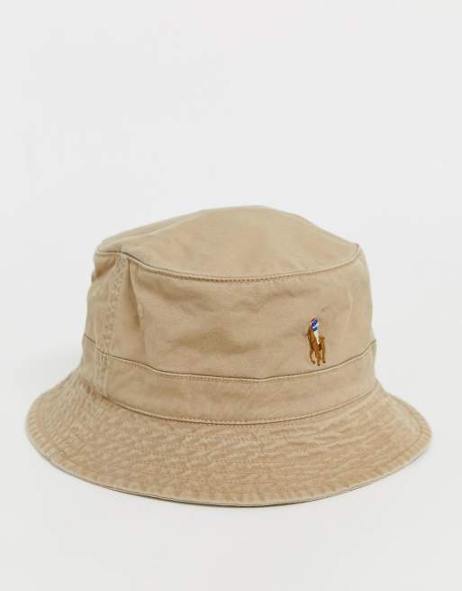 Polo Ralph Lauren Exclusive To Asos Multi Player Logo Bucket Hat In ...