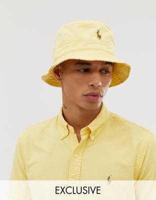 polo hat yellow