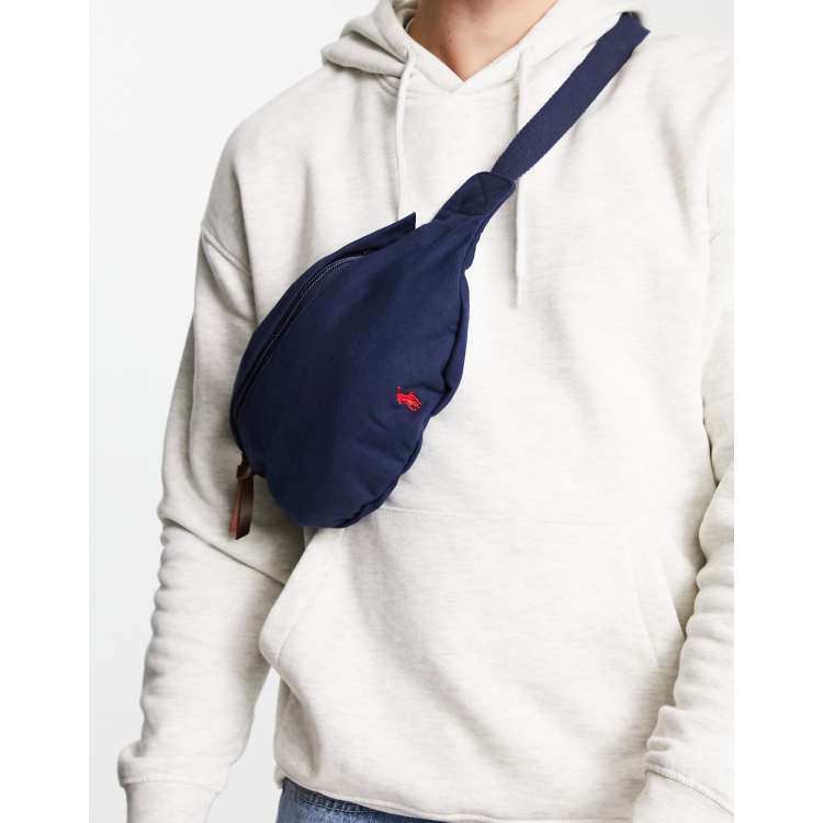 Polo Ralph Lauren fanny pack in navy with logo | ASOS