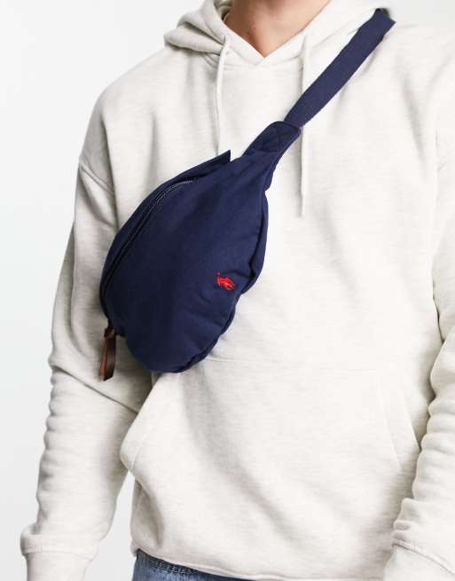 Polo Ralph Lauren fanny pack in navy with logo | ASOS