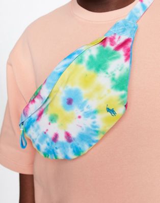 Polo Ralph Lauren fanny pack in tie dye with logo | ASOS
