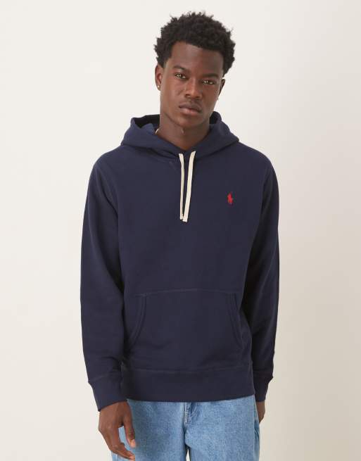 Polo Ralph Lauren - Felpa con cappuccio blu navy con logo