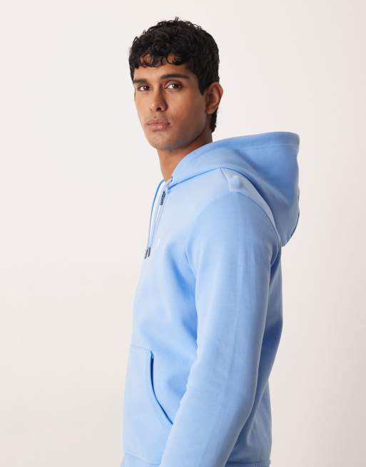 Polo Ralph Lauren - Felpa con cappuccio e zip blu con logo, 4 di 5