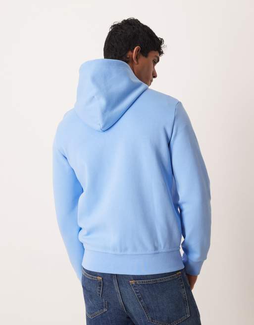 Polo Ralph Lauren - Felpa con cappuccio e zip blu con logo, 5 di 5
