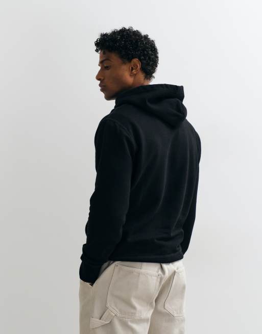 Polo Ralph Lauren - Felpa con cappuccio in pile nera con logo, 5 di 5