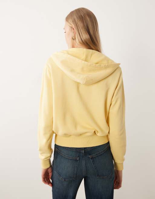 Polo Ralph Lauren - Felpa gialla con zip, 3 di 4