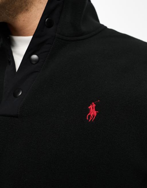 POLO RALPH LAUREN - Felpa uomo in pile con logo - Push96.com