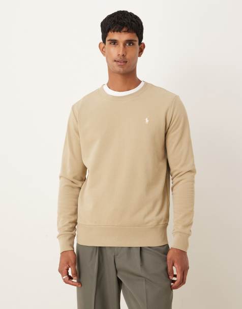 Polo Ralph Lauren - Felpa kaki beige con icona del logo - view 1