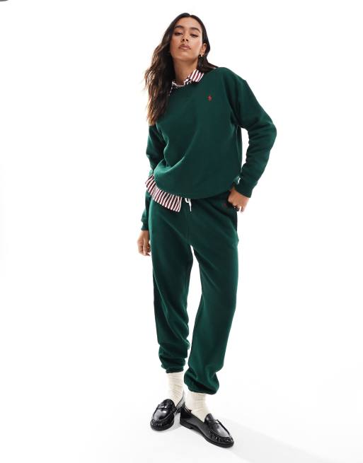 Polo Ralph Lauren - Felpa verde scuro con logo, 2 di 4