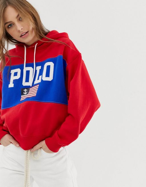 Polo Ralph Lauren flag hoody | ASOS