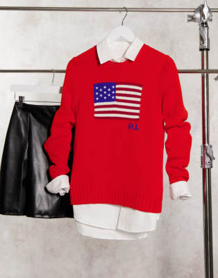 ralph lauren flag sweatshirt