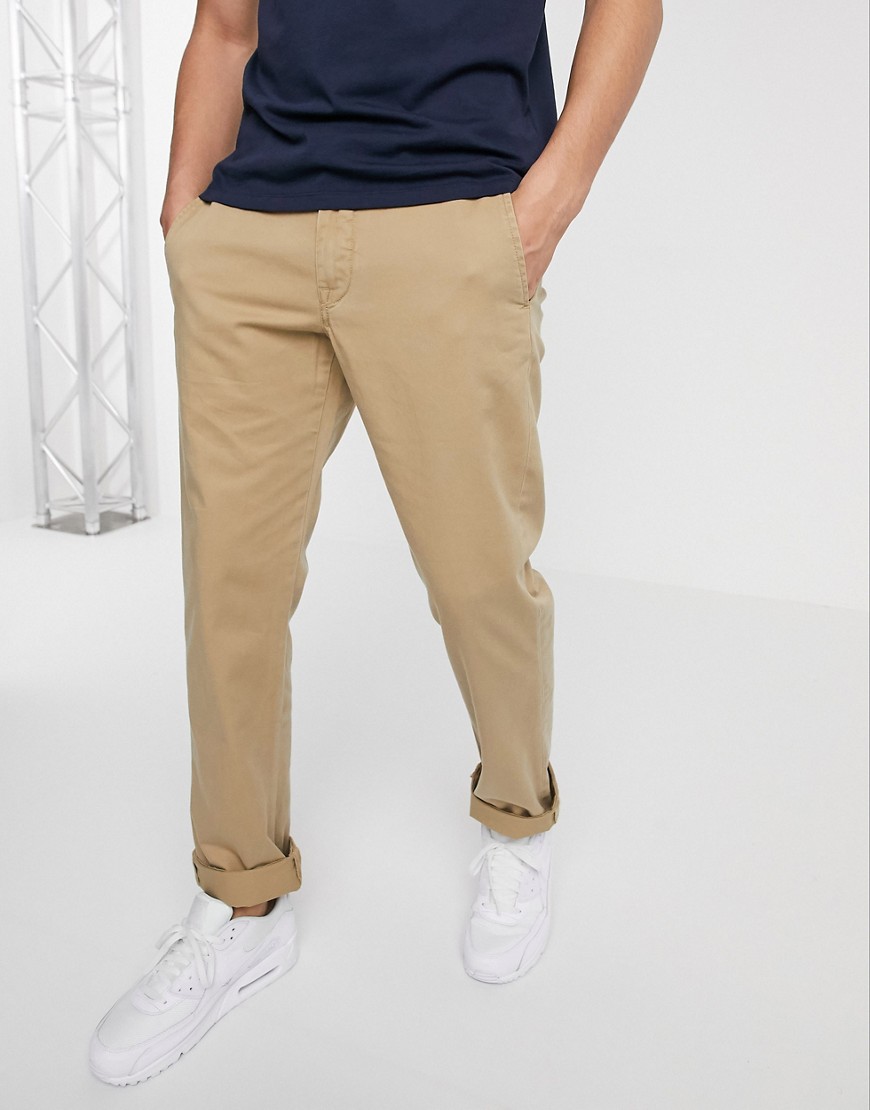 Polo Ralph Lauren flat front straight leg chinos in tan