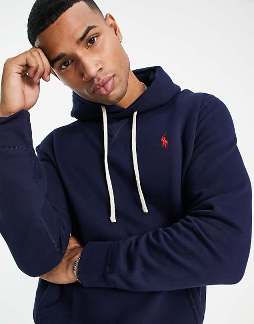 Polo Ralph Lauren - Fleece hoodie met icoonlogo in marineblauw | ASOS polo ralph lauren hoodie