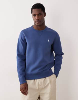 Polo Ralph Lauren - Fleece-Sweatshirt in Hellblau mit Logosymbol