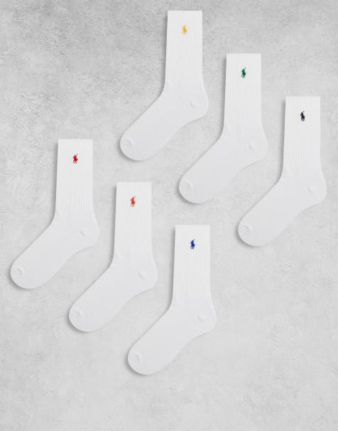 Polo Ralph Lauren – Flerfärgade strumpor med ikonlogga, 6-pack - view 1