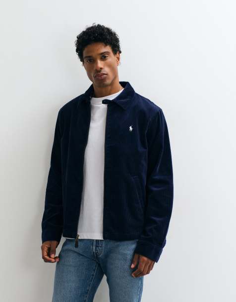 Polo Ralph Lauren fløjlsjakke i navy - view 1