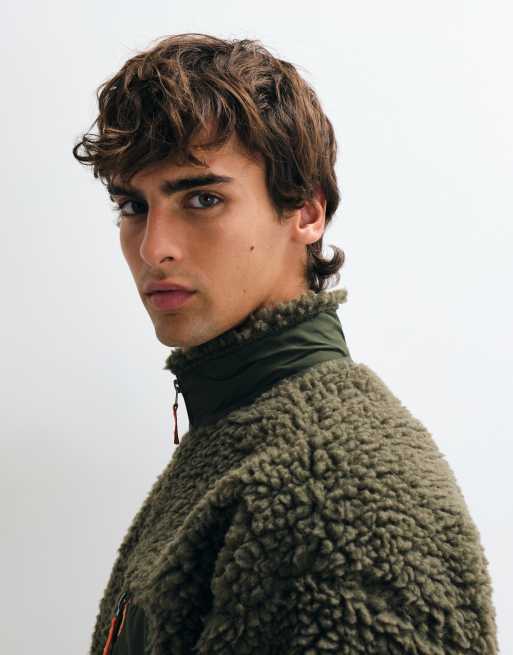 Polo Ralph Lauren - forro polar con cremallera integral en verde oscuro, 5 de 5