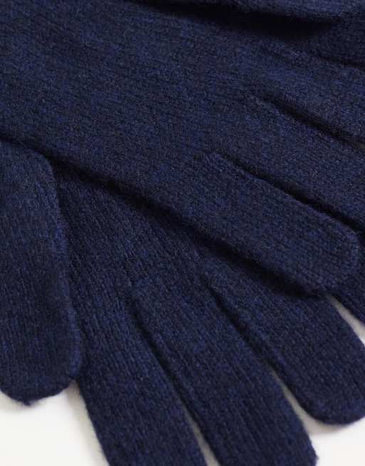 Polo Ralph Lauren - Gants en maille torsadée - Bleu marine, 2 de 3