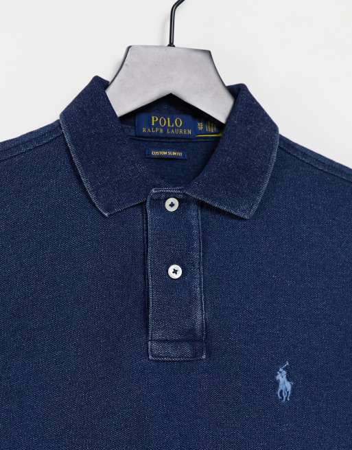 Indigo shop polo shirt