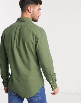 olive green polo jogging suit