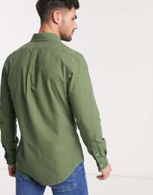 olive green polo jogging suit