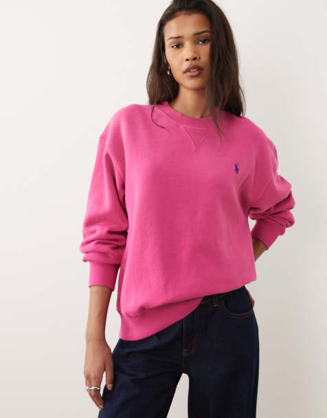 Polo Ralph Lauren - Gebreid sweatshirt in roze - view 1
