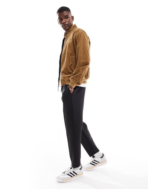 Polo Ralph Lauren – Gefütterte Harrington-Jacke aus Cord in Hellbraun mit Markenlogo, 2 von 4
