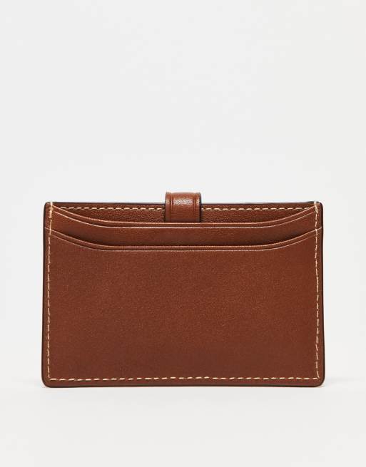 Polo Ralph Lauren – Geldbörse in Braun mit Bär-Logo, 3 von 4