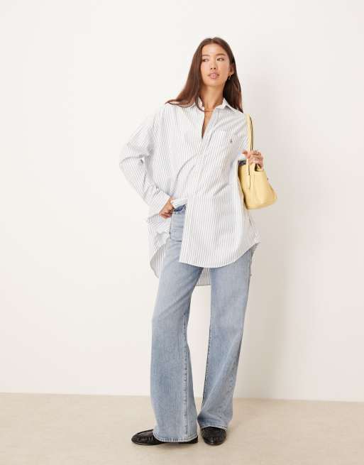 Polo Ralph Lauren - Gestreept overhemd in blauw en wit, 3 van 4