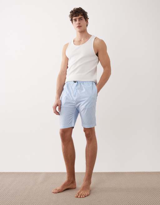 Polo Ralph Lauren - Gestreepte slaapshort in blauw, 2 van 5