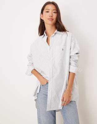 Polo Ralph Lauren - Gestreiftes Hemd in Blau und Weiß