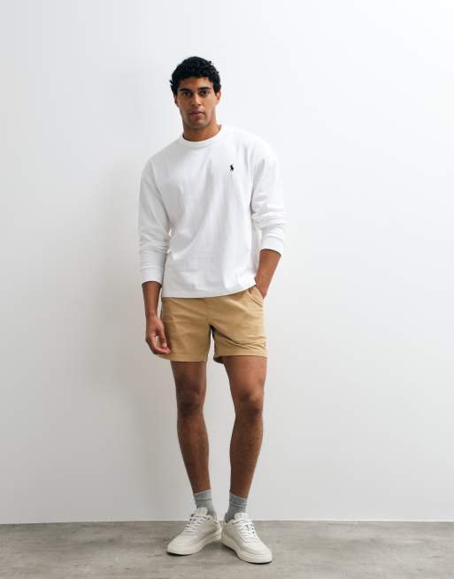 Polo Ralph Lauren geweven shorts in khaki, 2 van 5