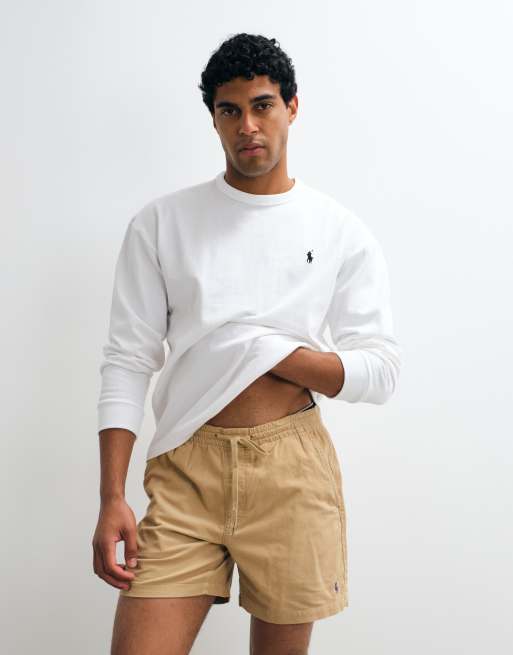 Polo Ralph Lauren geweven shorts in khaki, 5 van 5