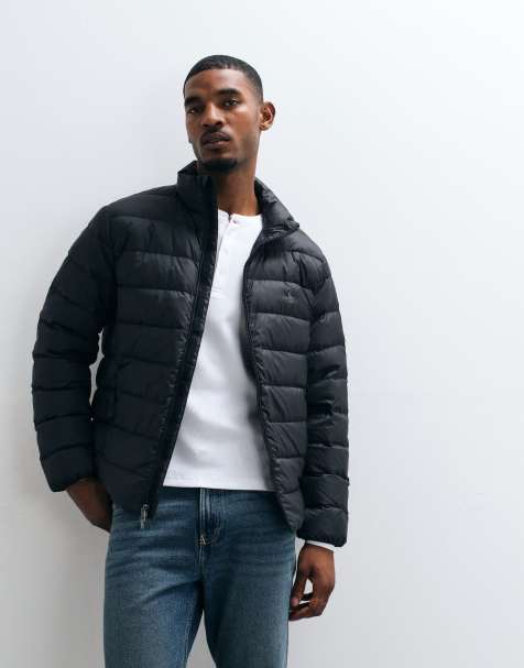 Polo Ralph Lauren giacca puffer intrecciata nera - view 1