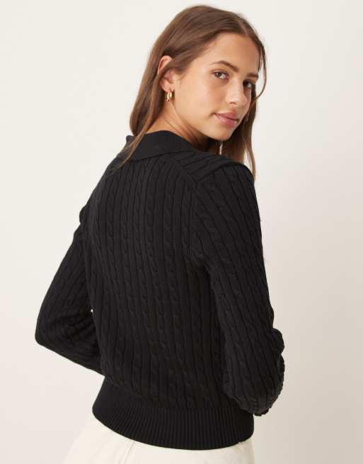 Polo Ralph Lauren - Gilet avec col - Noir, 3 de 4