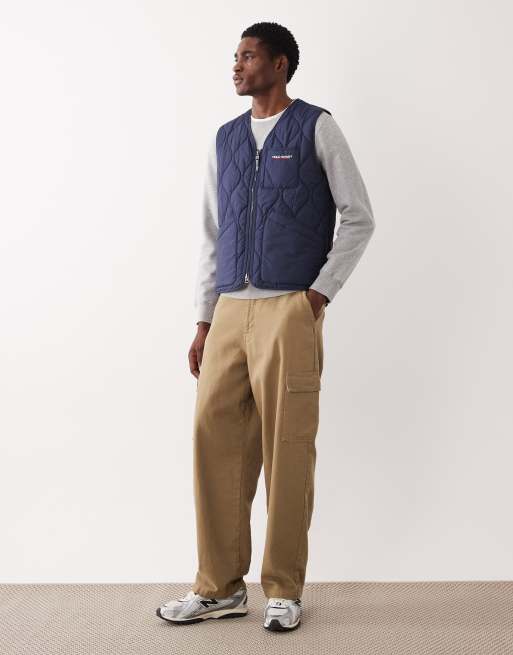 Polo Ralph Lauren - Gilet isolante blu navy con logo e zip, 2 di 5