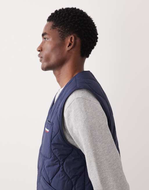 Polo Ralph Lauren - Gilet isolante blu navy con logo e zip, 4 di 5