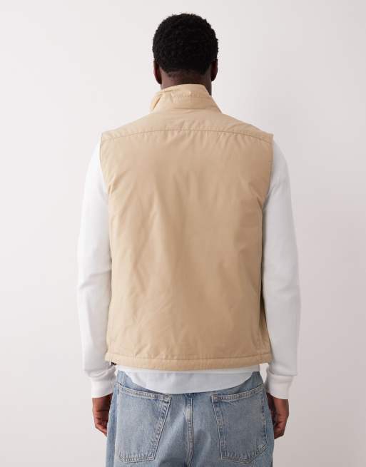 Polo Ralph Lauren - Gilet isolante color cuoio con logo e zip, 3 di 5