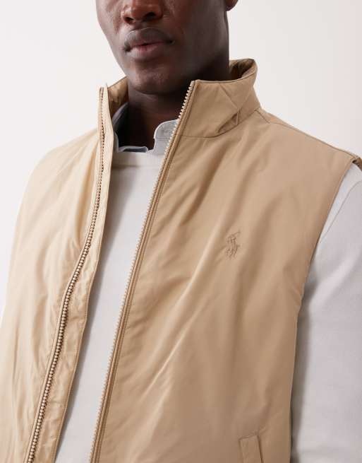 Polo Ralph Lauren - Gilet isolante color cuoio con logo e zip, 5 di 5