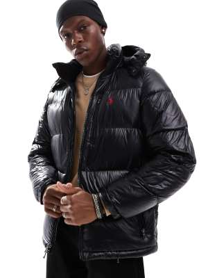 Polo Ralph Lauren Glanzend puffer jack met donsvulling en